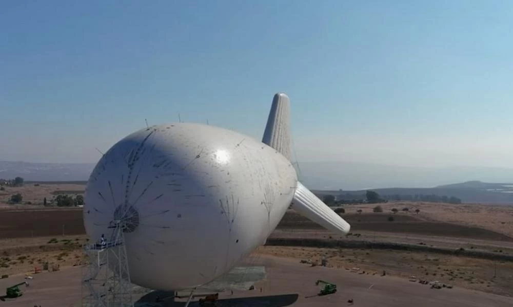 Σύστημα προειδοποίησης εναέριας απειλής Sky Dew: Ένα γιγάντιο μπαλόνι ανίχνευσης πυραύλων πάνω από το βόρειο Ισραήλ